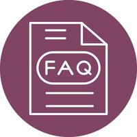 FAQ vector icoon