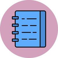 notebook vector pictogram