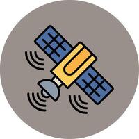 satelliet vector pictogram