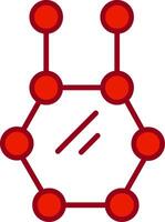 molecuul vector pictogram