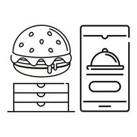 online fastfood vector