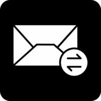 uitwisseling mails vector icoon