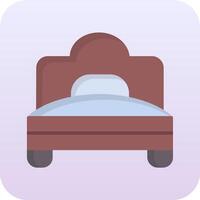 single bed vector icoon