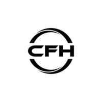 cfh brief logo ontwerp, inspiratie voor een uniek identiteit. modern elegantie en creatief ontwerp. watermerk uw succes met de opvallend deze logo. vector
