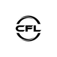 cfl brief logo ontwerp, inspiratie voor een uniek identiteit. modern elegantie en creatief ontwerp. watermerk uw succes met de opvallend deze logo. vector