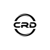 crd brief logo ontwerp, inspiratie voor een uniek identiteit. modern elegantie en creatief ontwerp. watermerk uw succes met de opvallend deze logo. vector