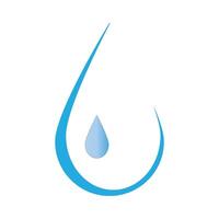 water druppels icoon logo vector ontwerp sjabloon