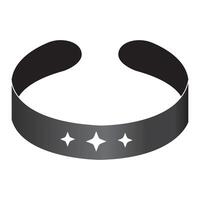 armband icoon logo vector ontwerp sjabloon