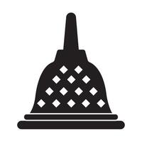 borobudur tempel icoon logo vector ontwerp sjabloon