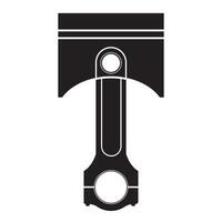 zuiger icoon logo vector ontwerp sjabloon
