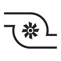 turbo icoon logo vector ontwerp sjabloon