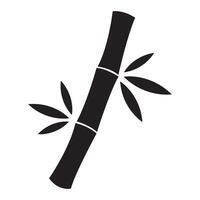 bamboe iconn logo vector ontwerp sjabloon