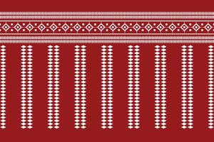 etnisch ikat kleding stof patroon meetkundig stijl.afrikaans ikat borduurwerk etnisch patroon rood Kerstmis dag achtergrond. abstract,illustratie,textuur,kleding,frame,decoratie,motief. vector