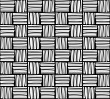 vector naadloos structuur in de het formulier van een meetkundig patroon van lineair en loodrecht lijnen Aan een grijs achtergrond