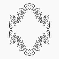 luxe kader ornament bruiloft decoratie grens vector