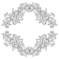 luxe kader ornament bruiloft decoratie grens vector