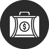 geld koffer vector icoon