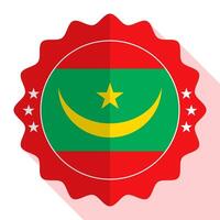 mauritania kwaliteit embleem, label, teken, knop. vector illustratie.