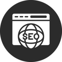 Internationale seo vector icoon