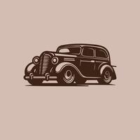 klassiek auto vector illustratie ontwerp