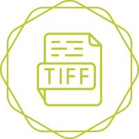 tiff vector icoon