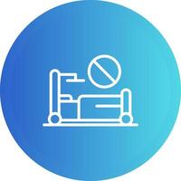 bed vector icoon