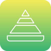 piramide tabel vector icoon