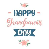 grootouders dag viering vector