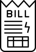 Bill vector icoon