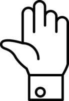 hand vector pictogram