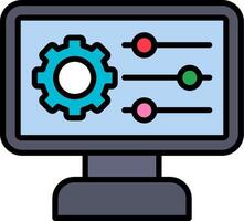 instellingen vector pictogram