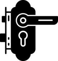 deurslot vector icoon