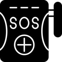 Sos vector icoon