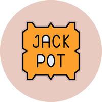 jackpot vector pictogram