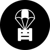 parachute vector pictogram