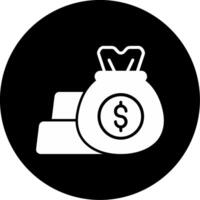 contant geld vector pictogram