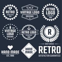 Vintage Retro Vector Logo voor banner