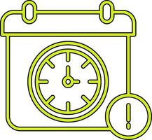 deadline vector pictogram