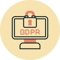 gdpr vector icoon