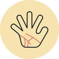 hand vector pictogram