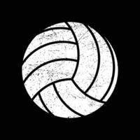 volleybal bal icoon. vector illustratie. reeks van geïsoleerd volleybal bal pictogrammen. zwart volleybal bal symbool