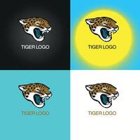 de tijger logo vector