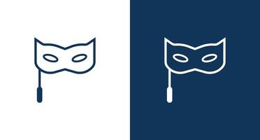 oog masker icoon illustratie geïsoleerd vector teken symbool