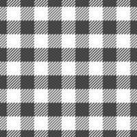 Kerstmis kaart naadloos controleren textuur, diep achtergrond textiel vector. royalty Schotse ruit patroon kleding stof plaid in grijs en wit kleuren. vector