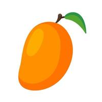 mango fruit vector. vector illustratie. mango in vlak stijl.