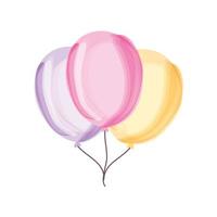 ballonnen feest vieren vector