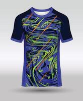 t-shirt, Jersey ontwerp voor sublimatie afdrukken laatste vector