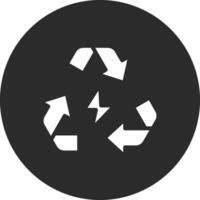 recycle energie vector icoon