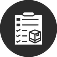 pakketten checklist vector icoon