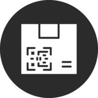 pakket qr code vector icoon